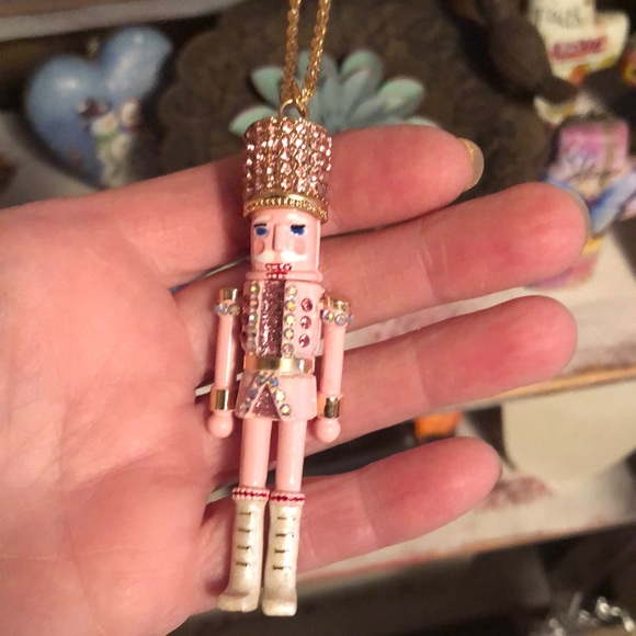 NWT Stunning Rhinestone Sparkly Nutcracker Necklace - Picture 7 of 17